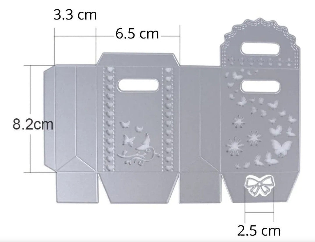 TROQUEL CAJA DE MARIPOSAS (1 PC)