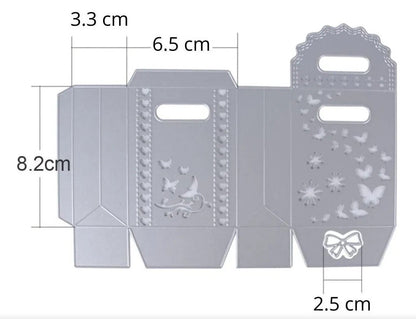 TROQUEL CAJA DE MARIPOSAS (1 PC)