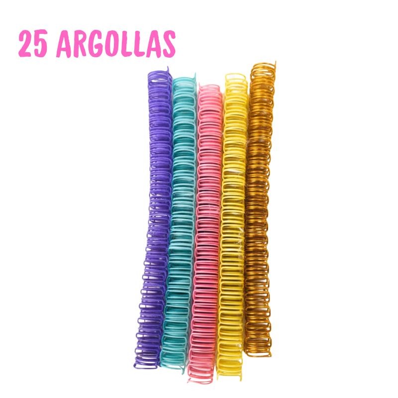 ANILLO METALICO DE COLORES PARA ARGOLLAR 5/8 (16MM) 25 PCS