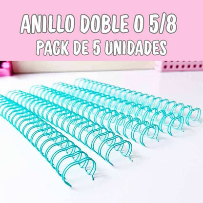 ANILLO METALICO MENTA PARA ARGOLLAR 5/8 (16MM) 5PCS