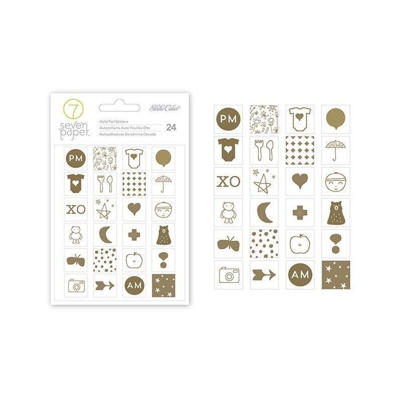 STICKERS FOIL BEBE COLECCIîN CLARA (24 PCS)