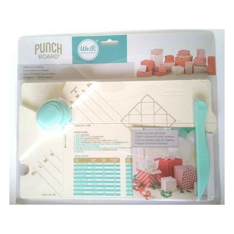 GIFT BOX PUNCH BOARD BLANCA