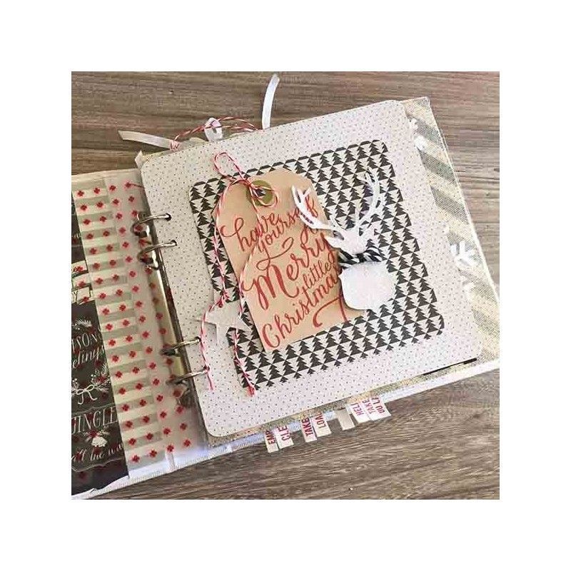 TARJETAS MERRY & BRIGHT 4 x 4” (25 tarjetas)