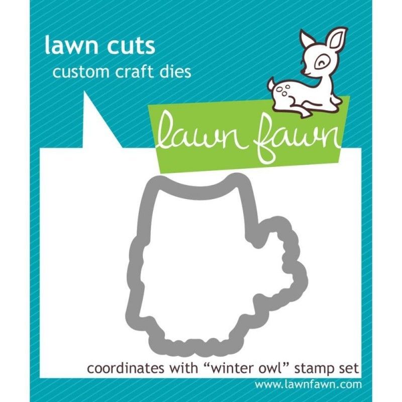 TROQUEL WINTER OWL LAWN FAWN