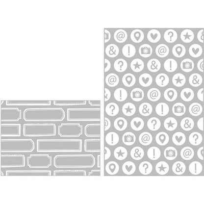 FOLDER DE EMBOSSING CHOCA ESOS CINCO (2 PCS)