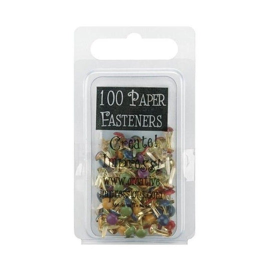 MINI BRADS COLORES SURTIDOS 3mm (100 PCS)