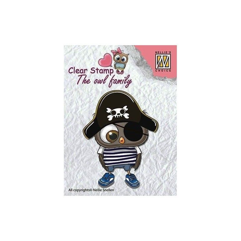 SELLO DE BUHO PIRATA