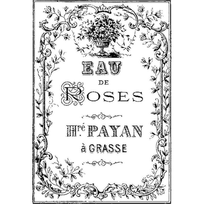 SELLO STAMPERIA EAU DE ROSES 7cm x 11cm