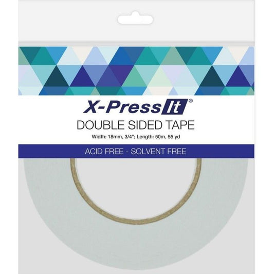 CINTA DOBLE CARA X-PRESS 18mm X 50 m