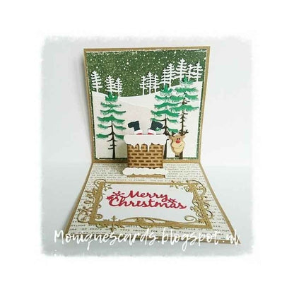 TROQUEL PAPA NOEL EN CHIMENEA