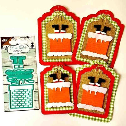 TROQUEL PAPA NOEL EN CHIMENEA