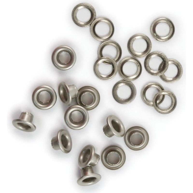 EYELETS Y ARANDELAS NIQUEL (60 PCS)