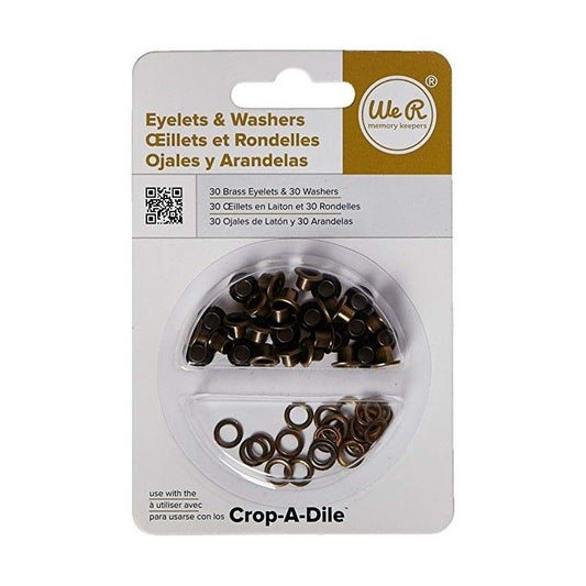 EYELETS Y ARANDELAS BRONCE (60 PCS)