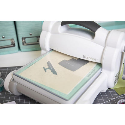 BIG SHOT DE SIZZIX WHITE & GRAY