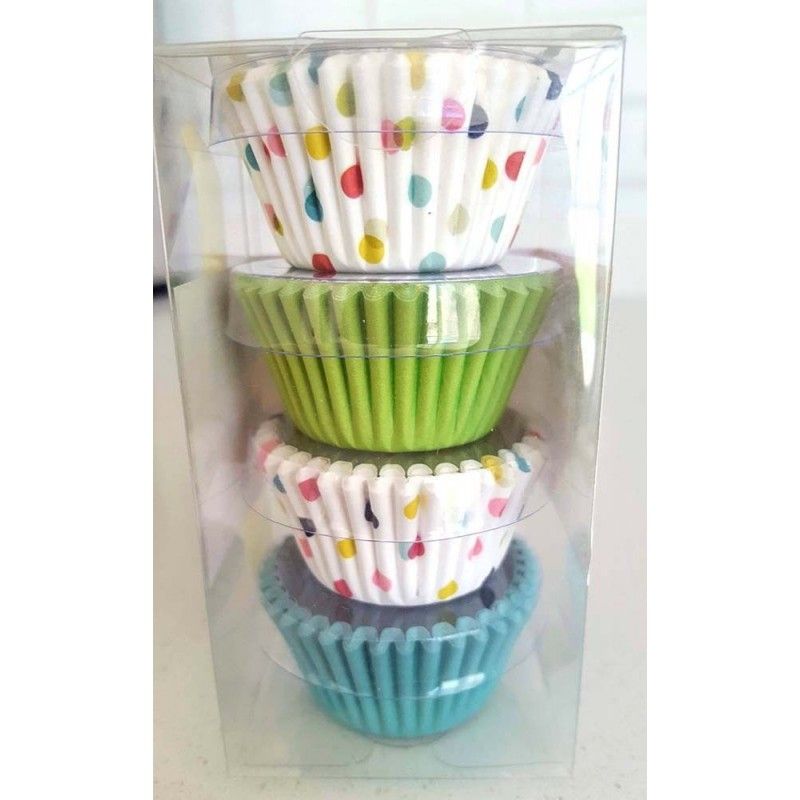 MINI MOLDES DE PAPEL PARA CUPCAKE HOMEMADE WITH LOVE (96 piezas)