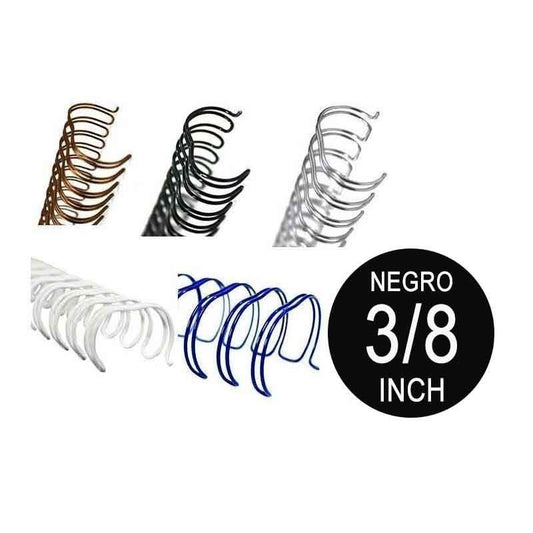 ANILLO METALICO NEGRO PARA ARGOLLAR 3/8 INCH (5 PCS)