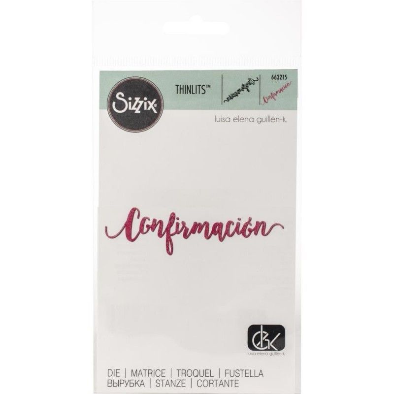 TROQUEL CONFIRMACION SIZZIX