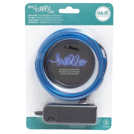 CABLE NEON AZUL ELECTRICO WE R MEMORY KEEPERS