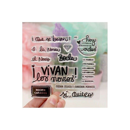 SELLO VIVAN LOS NOVIOS LORA BAILORA