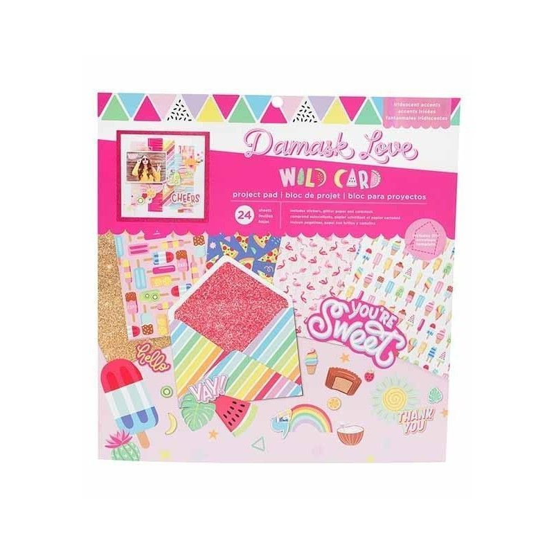 DAMASK LOVE WILD CARD  12 X 12 - BLOCK PARA PROYECTOS