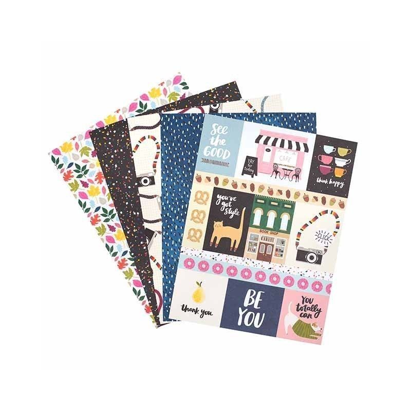 PAPEL SLICE OF LIFE AMY TANGERINE  15cm x 20cm (36 PCS)