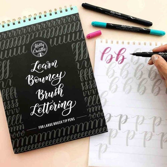 LIBRO DE TRABAJO LETRA BOUNCY GRANDE KELLY CREATES LETTERING