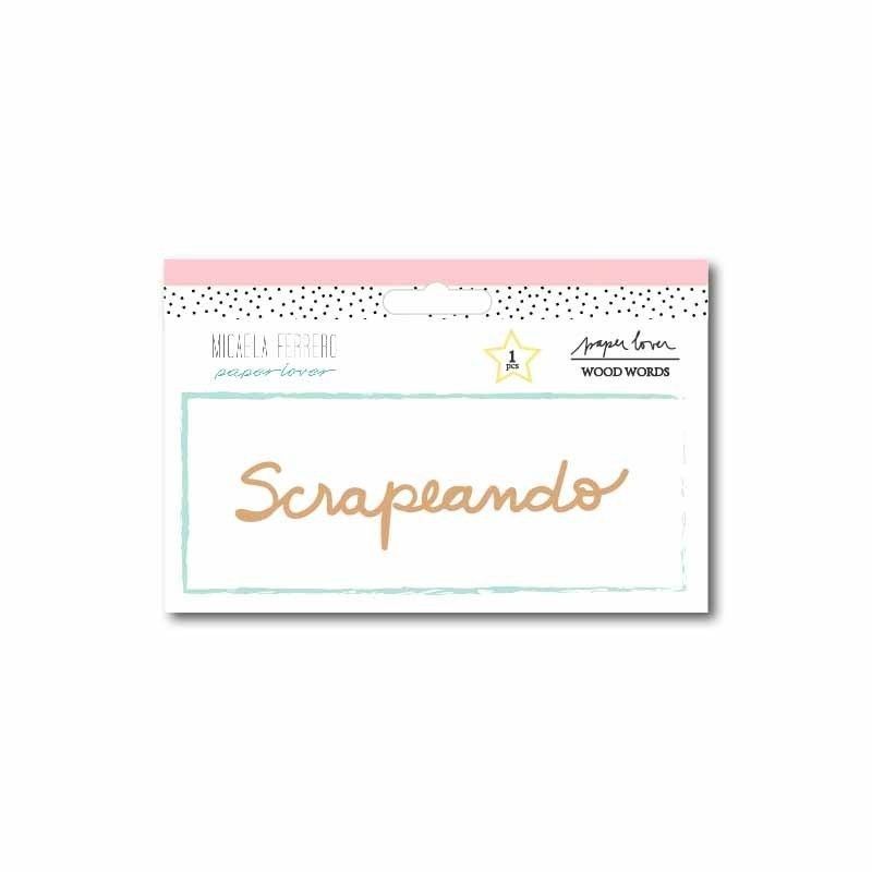 MADERITA SCRAPEANDO (1 PIEZA) COLECCION PAPER LOVER