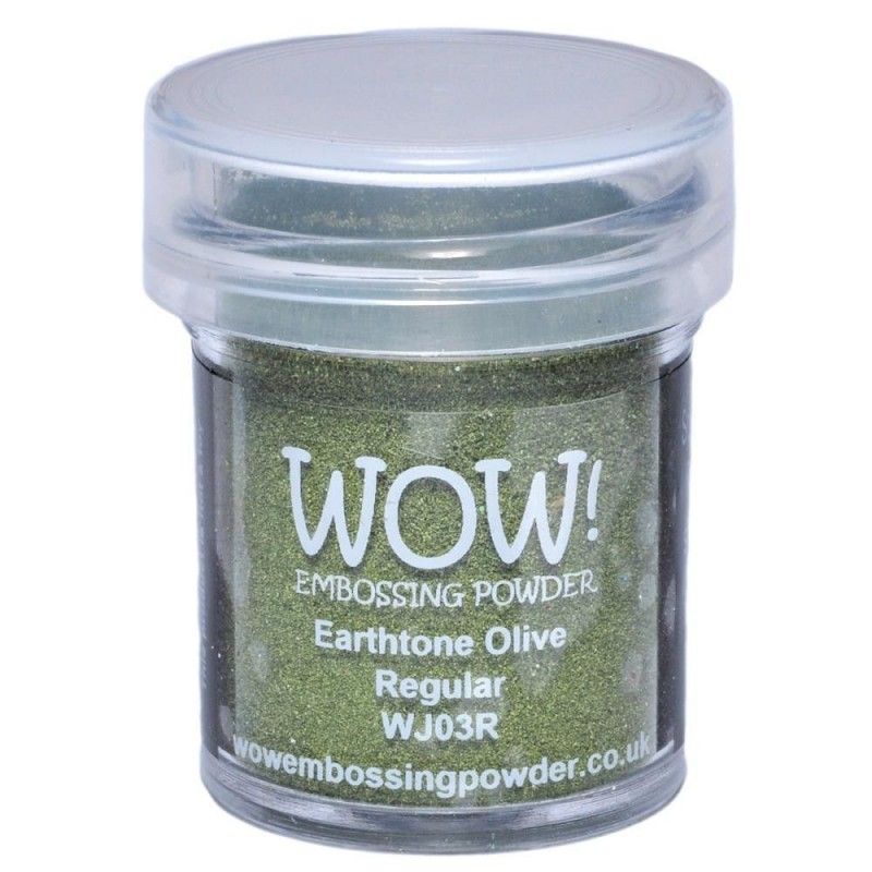 POLVO DE EMBOSSING EARTHTONE OLIVE GLITZ WOW