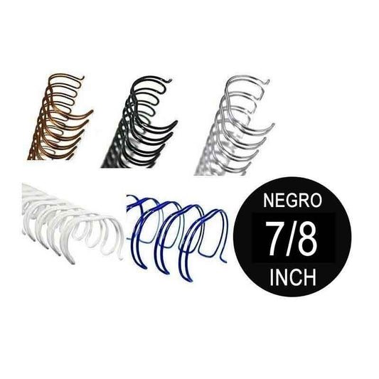 ANILLO METALICO NEGRO PARA ARGOLLAR 7/8 INCH (5 PCS)