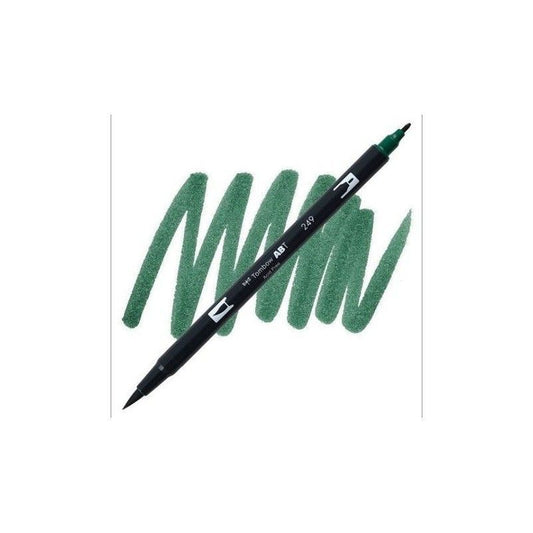 TOMBOW DUAL BRUSH PEN 249 HUNTER GREEN