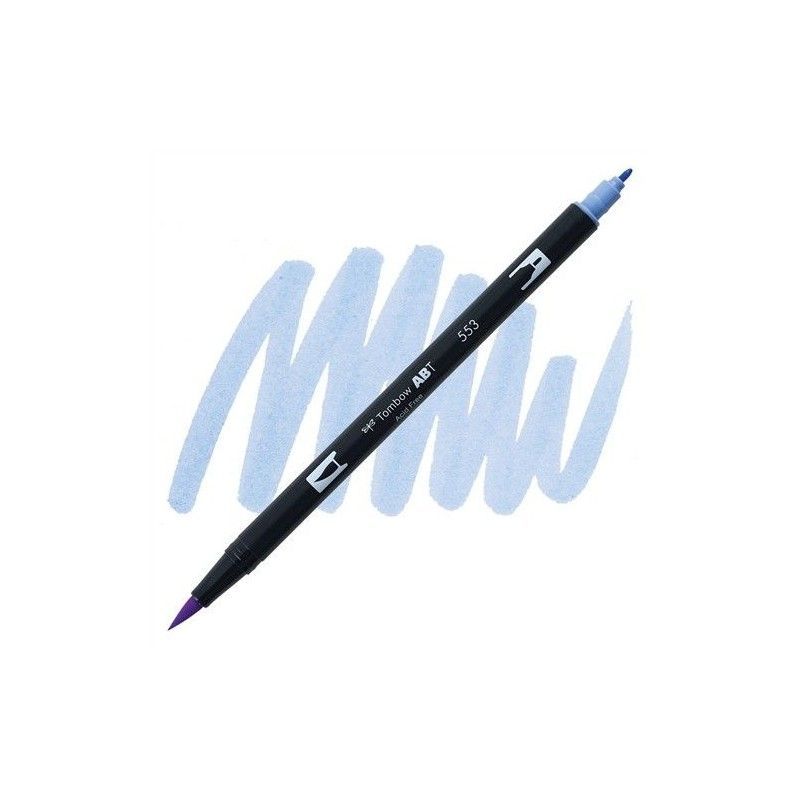 TOMBOW DUAL BRUSH PEN 553 MIST PURPLE