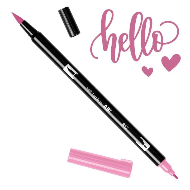 TOMBOW DUAL BRUSH PEN 817 MAUVE