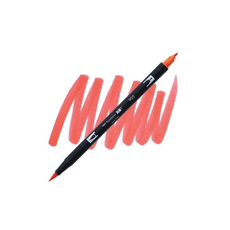TOMBOW DUAL BRUSH PEN 905 RED