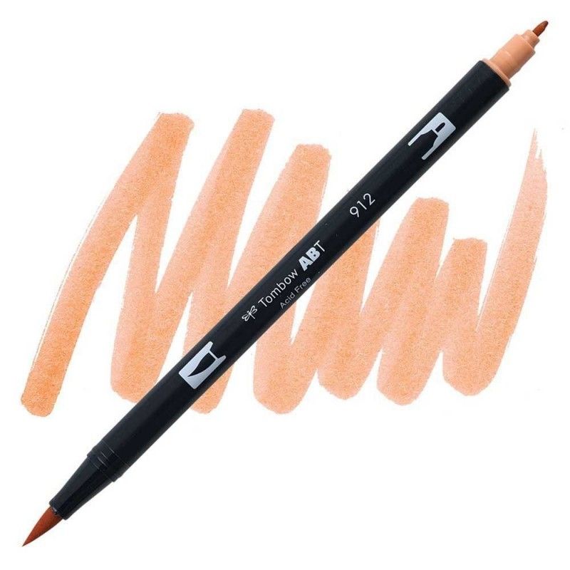 TOMBOW DUAL BRUSH PEN 912 PALE CHERRY