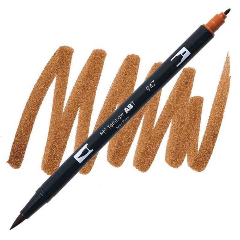 TOMBOW DUAL BRUSH PEN 947 BURNT SIENNA