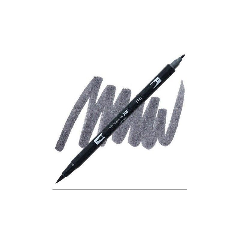 TOMBOW DUAL BRUSH PEN N45 COOL GRAY 10