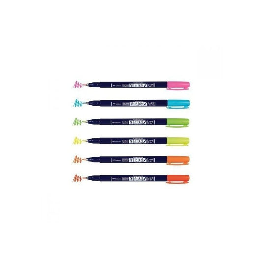 MARCADOR FUDENOSUKE ROJO NEON PUNTA DURA 94 TOMBOW