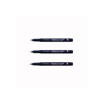 SET DE 3 BOLIGRAFOS DE DIBUJO MONO TOMBOW