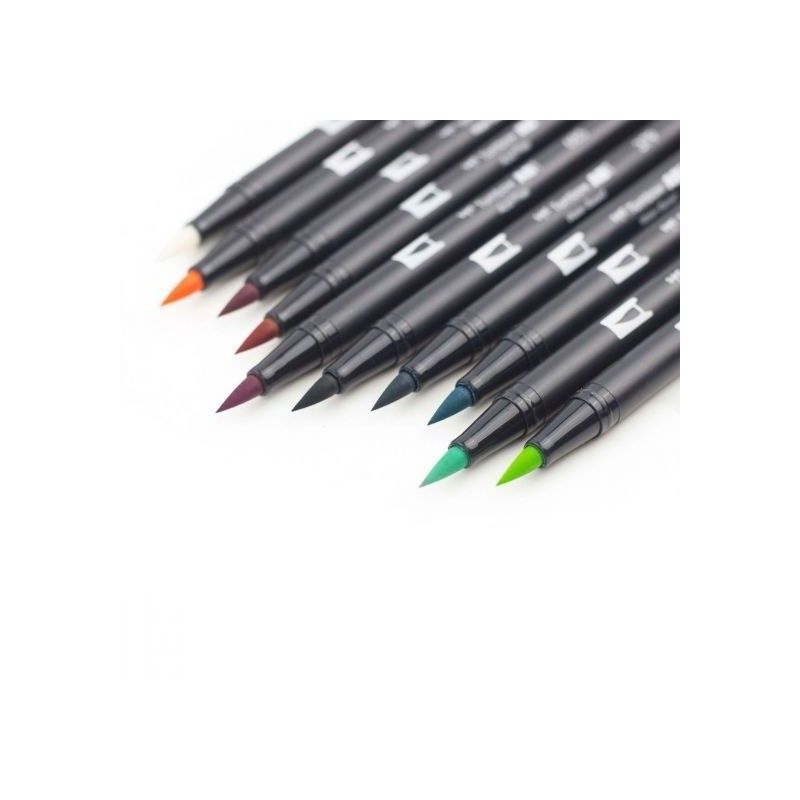 TOMBOW DUAL BRUSH TROPICALES (10 PCS)