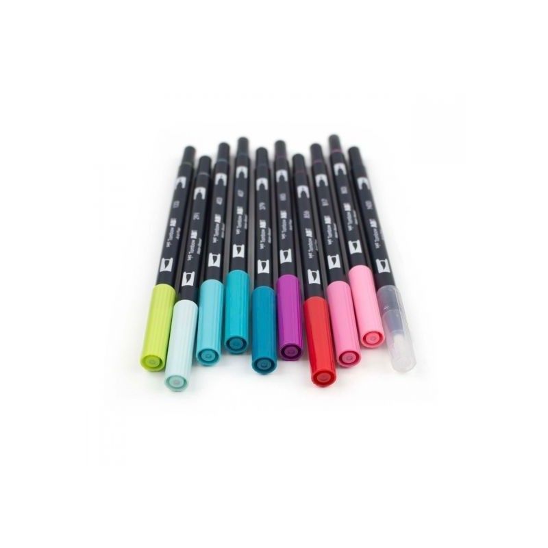 TOMBOW DUAL BRUSH TROPICALES (10 PCS)