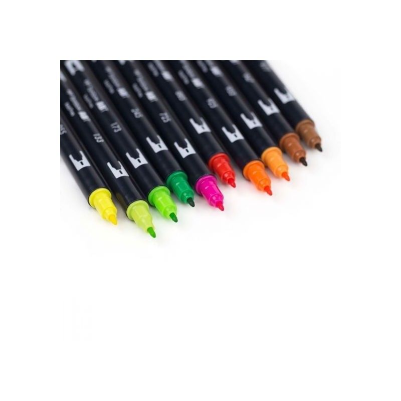 TOMBOW DUAL BRUSH CITRICOS (10 PCS)