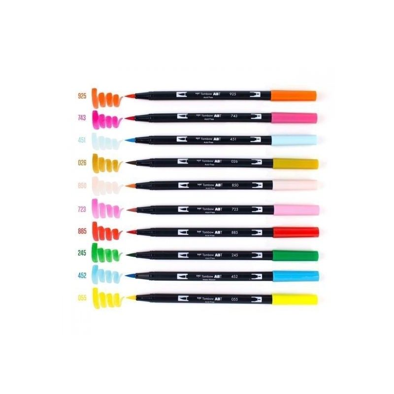 TOMBOW DUAL BRUSH CELEBRACION (10 PCS)