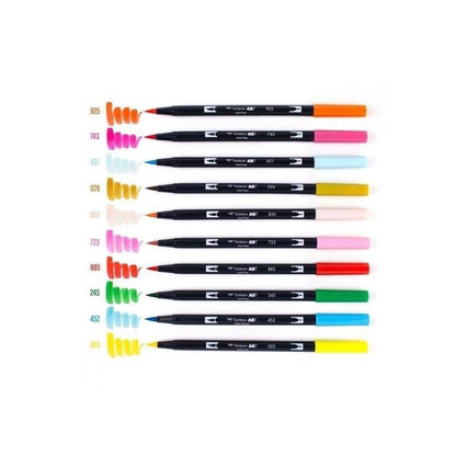 TOMBOW DUAL BRUSH CELEBRACION (10 PCS)