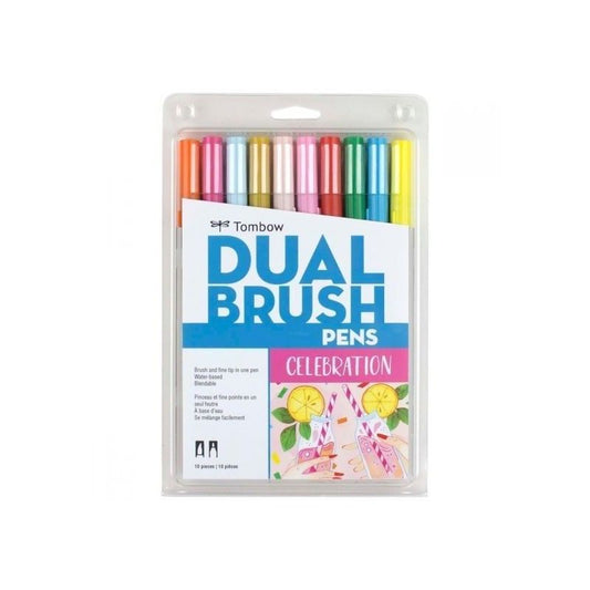 TOMBOW DUAL BRUSH CELEBRACION (10 PCS)