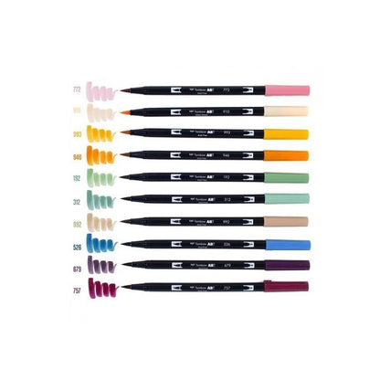 TOMBOW DUAL BRUSH CABAÑA (10 PCS)