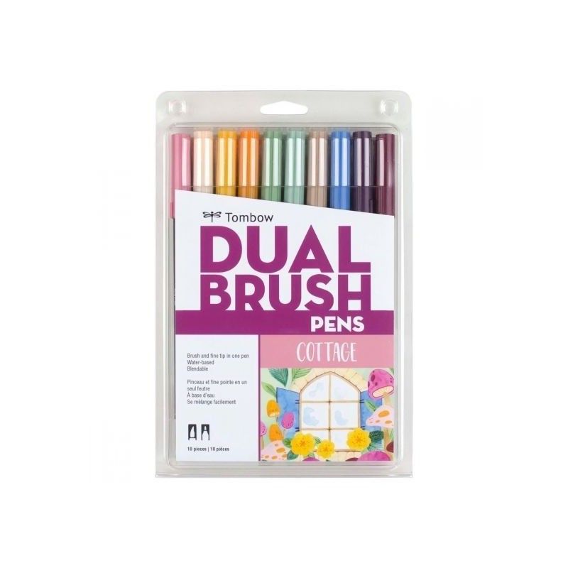 TOMBOW DUAL BRUSH CABAÑA (10 PCS)