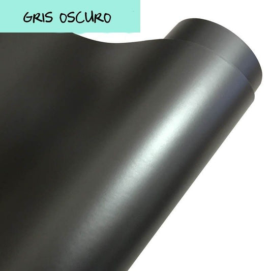 VINILO GRIS OSCURO DE 30cm x 5 mts