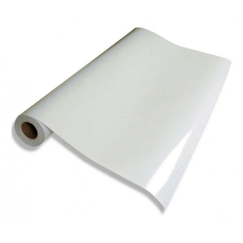 VINILO BLANCO BRILLANTE DE 30cm x 5 mts