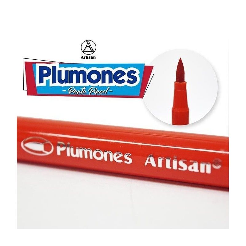 PLUMONES PUNTA PINCEL X 48 ARTISAN