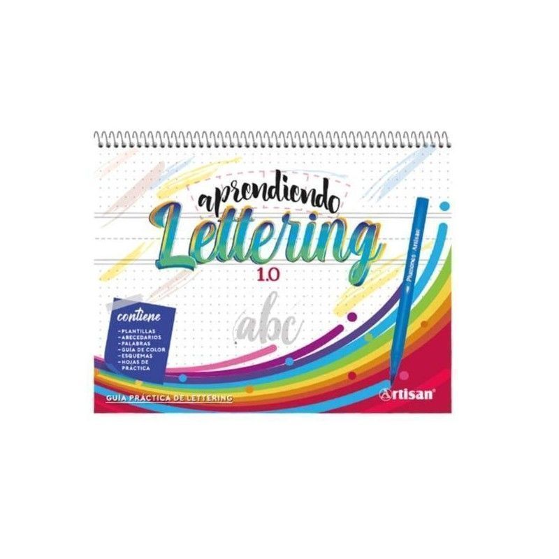 KIT APRENDIENDO LETTERING X 48 COLORES  ARTISAN